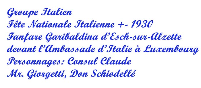 Fanfare Garibaldina 1930 002 Fete Nationale Italienne