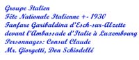 Fanfare Garibaldina 1930 002 Fete Nationale Italienne